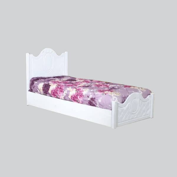 تخت خواب یکنفره مدل آرامش ام دی اف در دو سایز